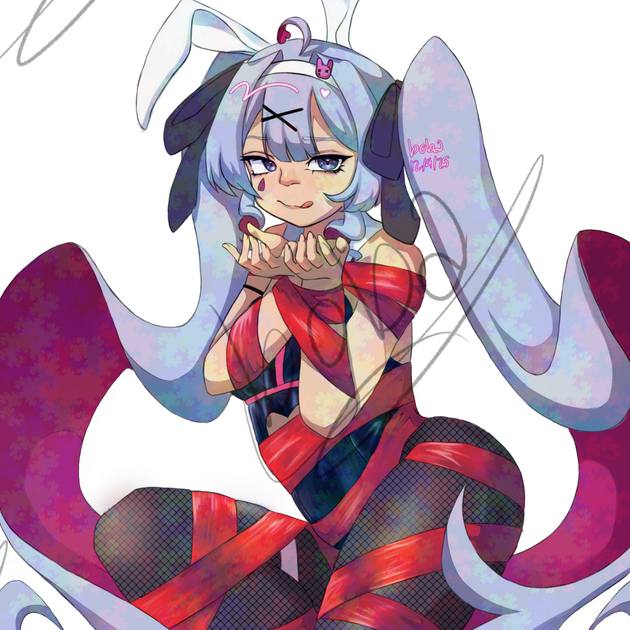 rabbit hole miku, $70