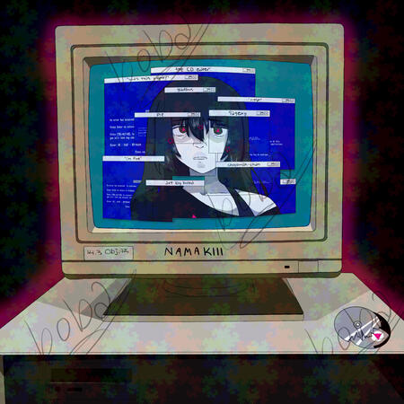 digital databending album cover, $70